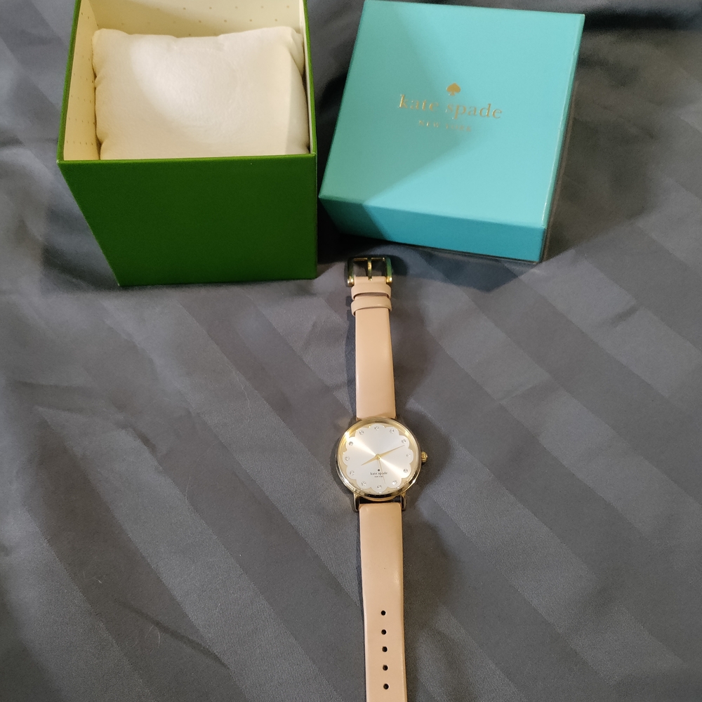 Kate Spade Gold and Tan Watch - Picture 3 of 6